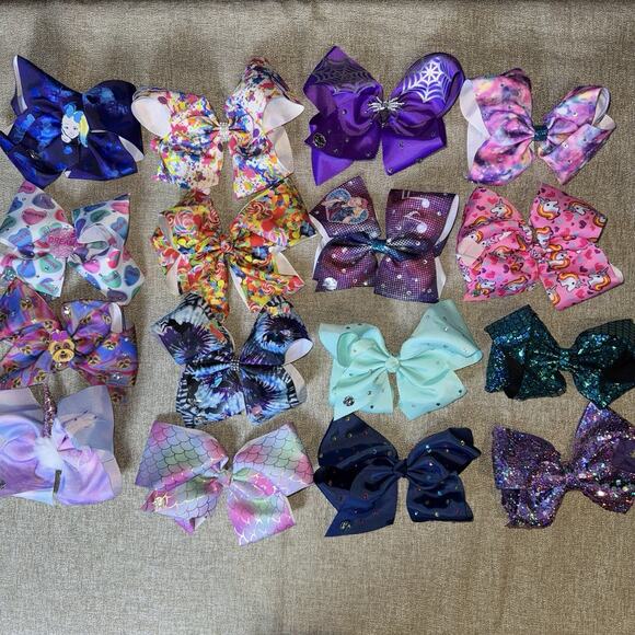 JOJO SIWA Hair Bows - Lot of 16 Size Large (6”-8”) main image 4